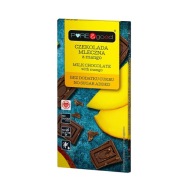 Mliečna čokoláda s mangom, bez pridaného cukru, 75g PURE&GOOD