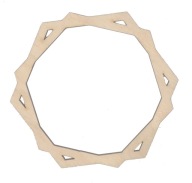 Drevená základňa pre makramé, kruh 25 cm