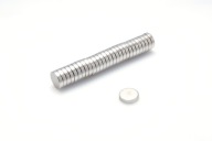 Neodymový magnet valcový MW 9x2 mm N38 10 ks.