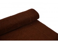 Krepový papier, taliansky hodvábny papier 180 g - Tmavohnedý