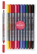 Fibracolor Bipunta obojstranné popisovače 10x