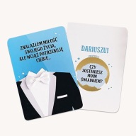 Otázka zo stieracieho žrebu pre svedka SVADOBNÁ žiadosť o svadbu SVADBA