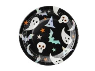 Halloweenske papierové taniere 18cm 6ks