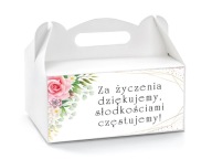 Veľké tortové krabičky Balenie s farebnými vzormi