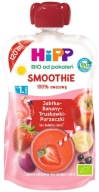 HiPP BIO Eco Smoothie ovocná pena 1+ jablko banán jahody ríbezle 120 ml