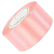 Lososová saténová stuha 50mm 32m stuha