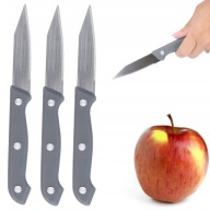 Kuchynské nože škrabka na zeleninu 3 ks sada
