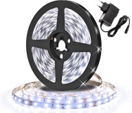 VODEODOLNÝ RGB SMD LED PÁS 5M STUDENÝ BIELY DIAĽKOVÝ OVLÁDAČ PRE KNIHOVNICE POLICE SKRIŇKA