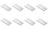 Plochá kovová konštrukčná spojka 40x17 mm 8 ks