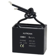10uF motorový kondenzátor s vodičmi