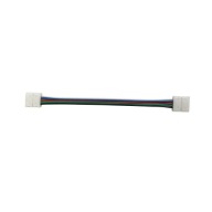 Uhlový konektor pre RGBW LED pásiky 10mm 5pinový obojstranný 12-24V DC 3A Polux