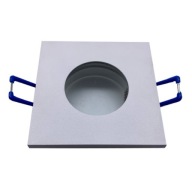 HALOGÉNové podhľadové svietidlo Square WHITE pre LED IP65