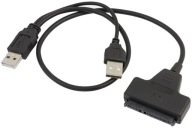 Adaptér káblový mostík disk 2.5 SSD HDD SATA USB 2.0