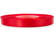 SATÉNOVÁ STUHA 6 mm stuha 32 m ČERVENÁ 8055