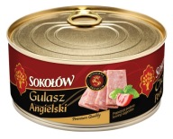 ANGLICKÝ DUŠENÝ konzerva PREMIUM Sokołów 300g