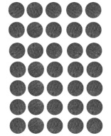Samolepiace plstené podložky šedé FI15mm, balenie 30 ks - VORSTAHL