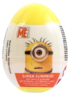 VAJECKO S CANDY MINIONS 1 ks 10G Hračka s prekvapením ku dňu detí