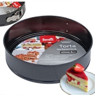 BERRETTI TORTA, okrúhly TORTA, PIŠKÁTOVÁ, CHEESECAKOVÁ TORTA, 26X6,8CM