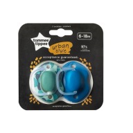 Tommee Tippee cumlík 6-18m chlapec, 2 ks