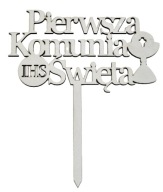 Dekorácia na tortu na prvé sväté prijímanie biela, 3 vzory