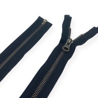 KOVOVÝ Zips oxyda VT10 čierny 90cm