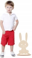DREVENÝ ZAJAC ZAJAC DEKORATÍVNY VEĽKONOČNÝ ZAJÍC Figúrka 30 cm