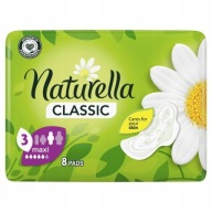 Hygienické vložky NATURELLA Classic Maxi, krídelká, 8 ks