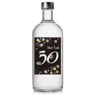 narodeninové etikety k 50. narodeninám ALCOHOL vodka