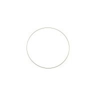 Kovový prsteň na lapač snov - zlatý, 10 cm
