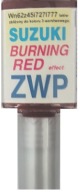 SUZUKI ZWP VYPÁLENIE ČERVENÉHO LAKU NA ŠKRABANINY ARA