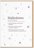 DEFINÍCIA MANŽELSTVA / svadobný list