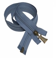 Alpha S10R delený špirálový zips na džínsy 80cm