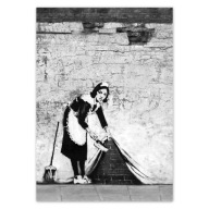 Nálepky A5 PION Banksy Maid Graffiti