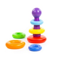 Polesie Pyramída RINGS BALL puzzle 8 dielikov. 12 m