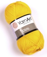 Priadza Yarnart Ideal 170 m 50 g farba 228 Žltá