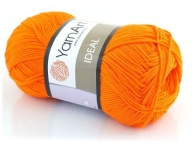 Ideálna priadza 100% bavlna, farba 242, oranžová