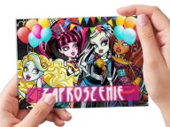 POZVÁNKA MONSTER HIGH NA NARODENINY DIEŤAŤA + OBÁLKA ZDARMA