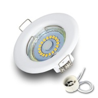 KčO halogénové svietidlo WHITE + GU10 5W teplá LED žiarovka
