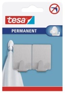 Tesa Obdĺžnikové trvalé kúpeľňové háčiky, háčik na uteráky