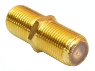 RF anténny konektor F/gn-F/gn HQ GOLD 75Ohm