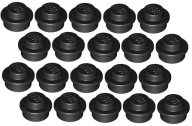 LEGO tanier 1x1 čierna/čierna (4073/614126) 20ks