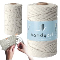 NAJLEPŠIA BAVLNENÁ ŠNÚRA PRE MACRAME 5MM 100M