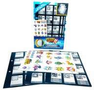 ZBERATEĽSKÉ STRÁNKY HASBRO YOKAI S MEDAILAMI + NÁLEPKAMI + TRIČKAMI
