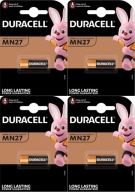 Duracell batéria 12V MN27 A27 8LR732 V27A 27A 1ks x4