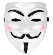 ANONYMNÁ MASKA ACTA VENDETTA PROTEST HALLOWEEN