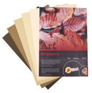 Farebný blok ART hnedý Shan A4 20 listov
