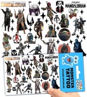 UMÝVAJÚCE TETOVANIE PRE DETI MANDALORIAN STAR WARS ORIGINÁLNE DIZAJNY