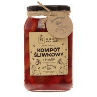 Slivkový kompót s medom 900 ml LOW-SLADKÉ Pan Sadownik