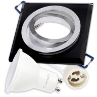 Pohyblivé GLASS halogénové svietidlo + LED GU10 6W