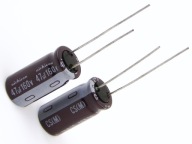 KONDENZÁTOR 47uF / 160V 10x20 8000h NICHICON 2KS.